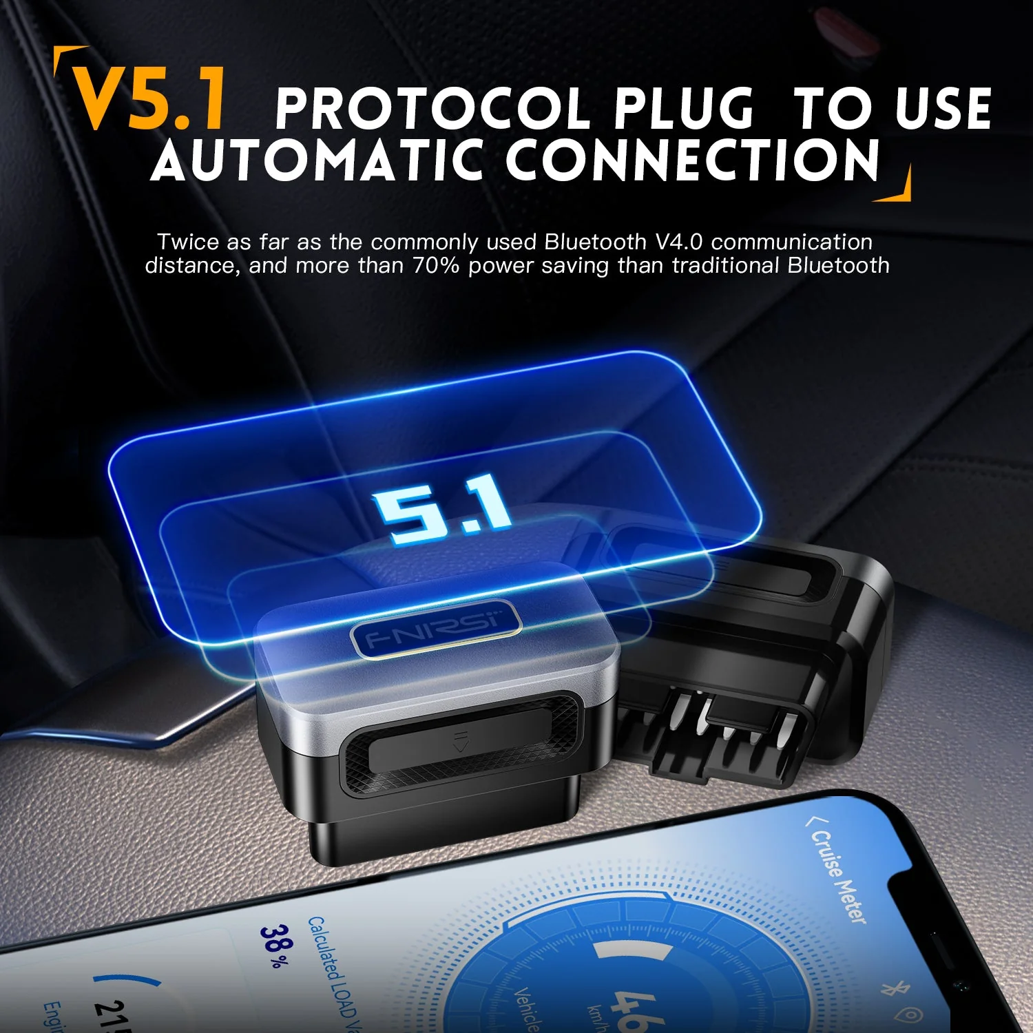 FNIRSI® FD10 Car OBD2 Scanner Clear Error OBD Diagnostic Tool - Image 7