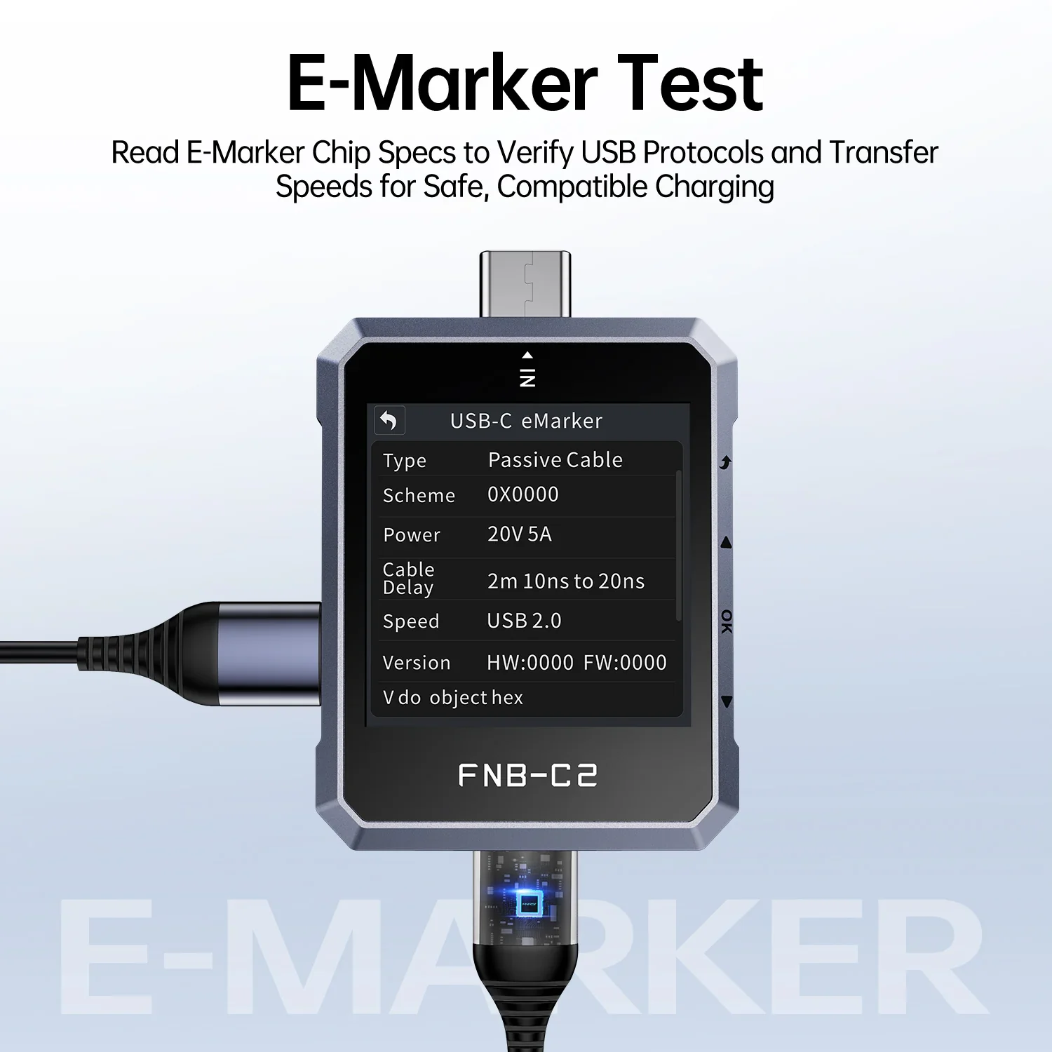 FNIRSI® FNB-C2 USB PD 3.1 Type-C Fast Charging Tester - Image 8