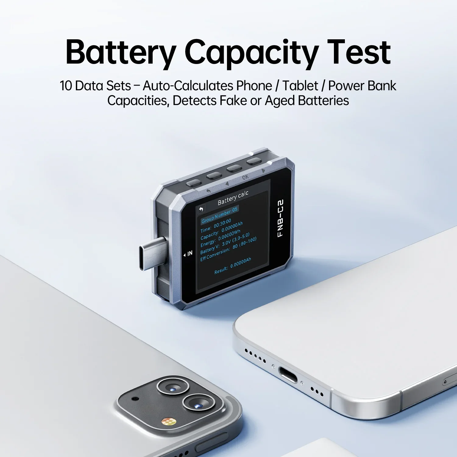 FNIRSI® FNB-C2 USB PD 3.1 Type-C Fast Charging Tester - Image 9
