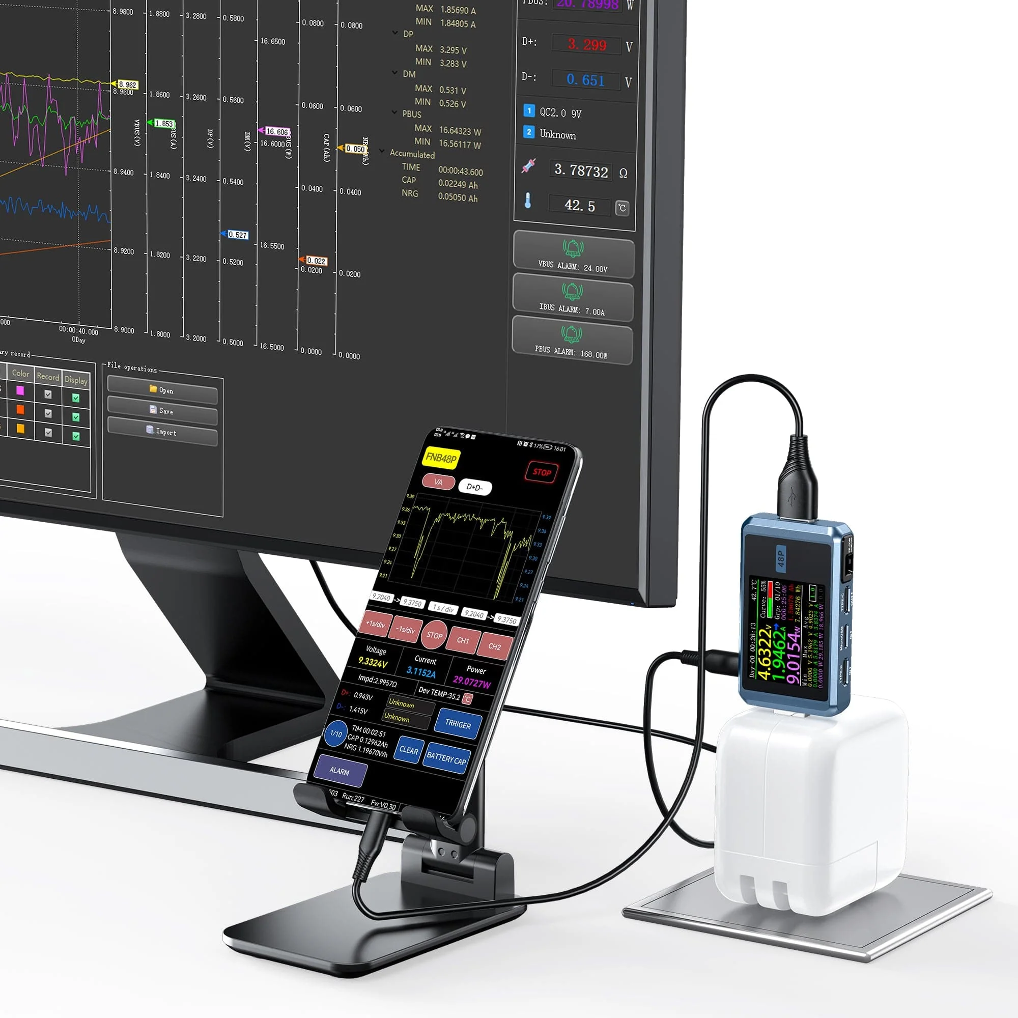 FNIRSI® FNB48P USB Fast Charge Tester - Image 3