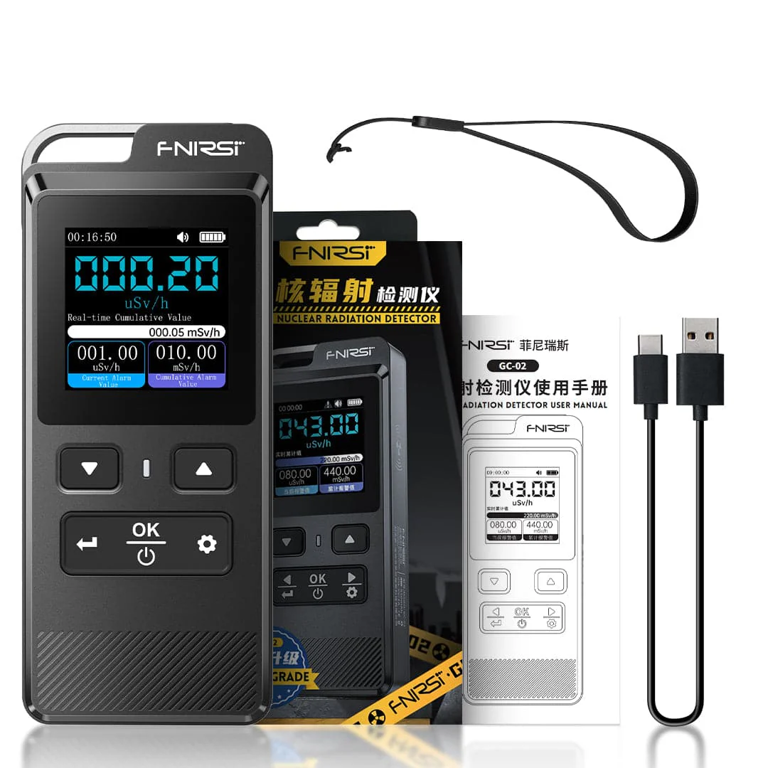 FNIRSI® GC-02 Geiger Counter Nuclear Radiation Detector - Image 8