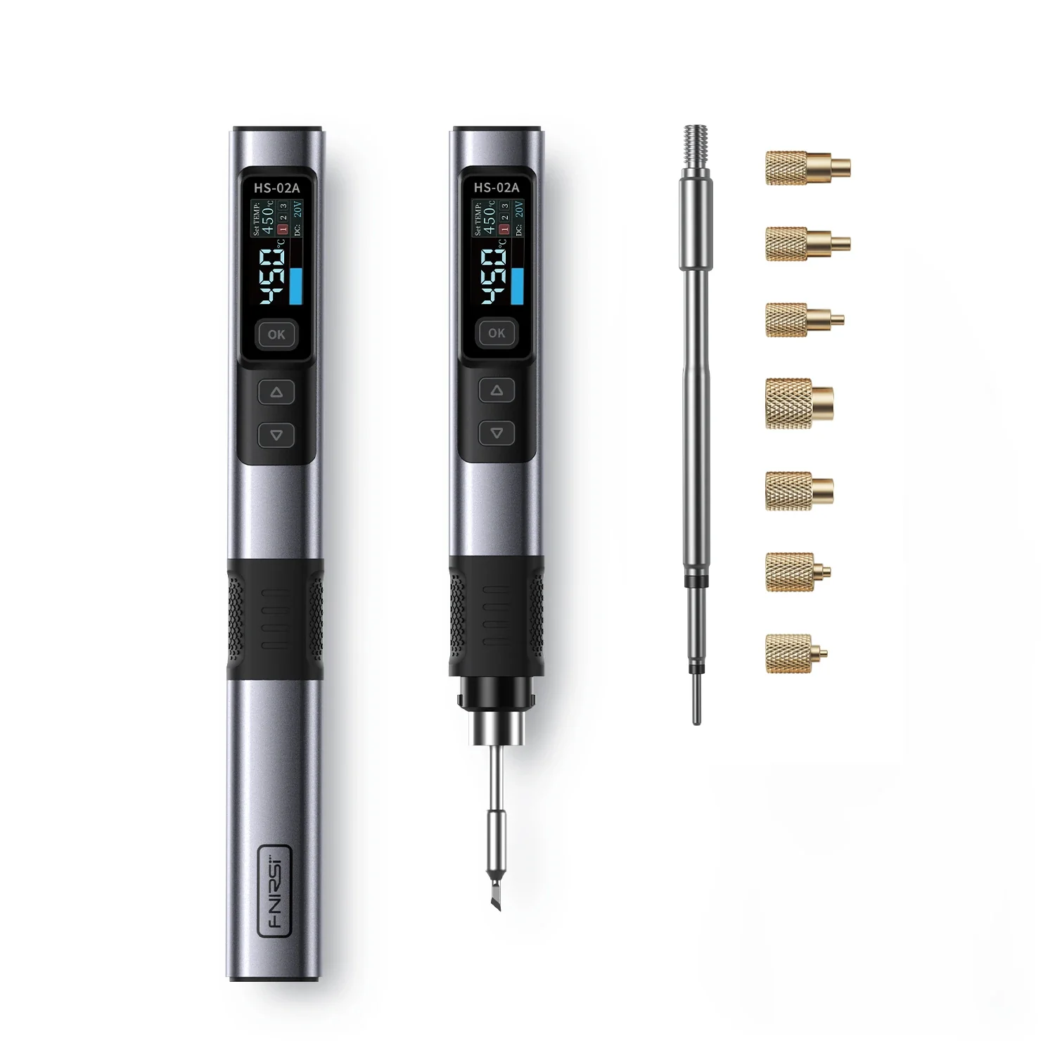 FNIRSI® HS-02A Soldering Iron Internal Heat Nut Kit for 3D Printer
