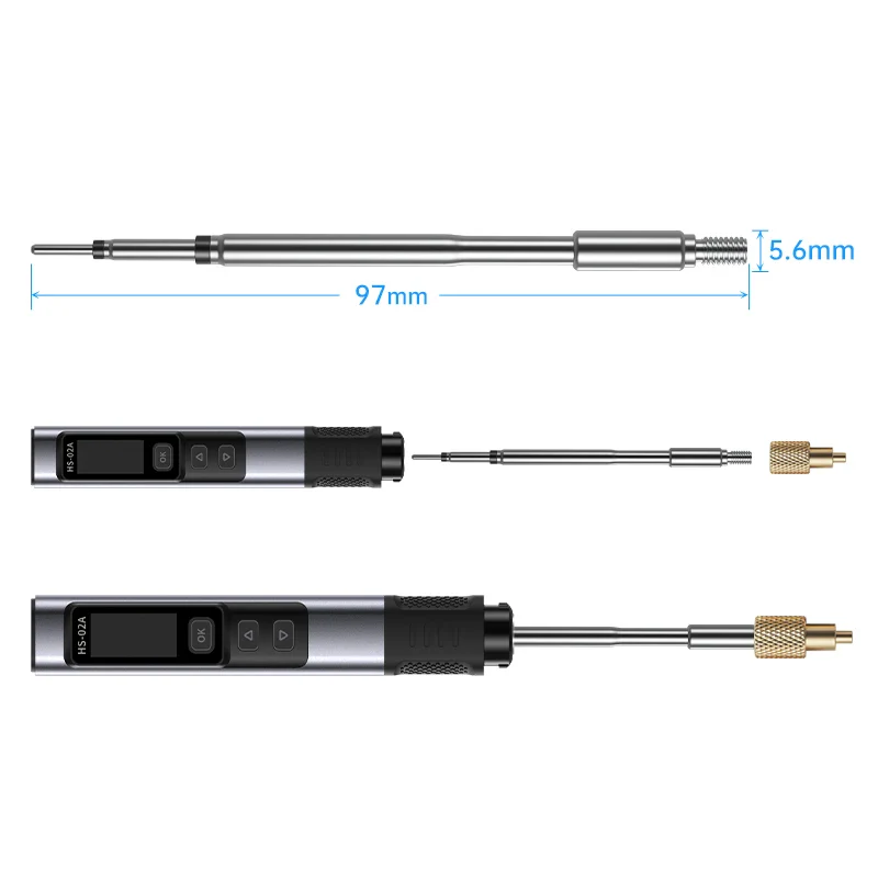 FNIRSI® HS-02A Soldering Iron Internal Heat Nut Kit for 3D Printer - Image 4
