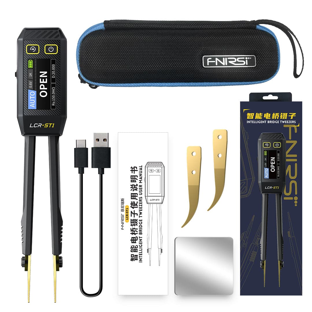 FNIRSI® LCR-ST1 Mini Smart Digital Tweezer LCR SMD ESR Tester - Image 7