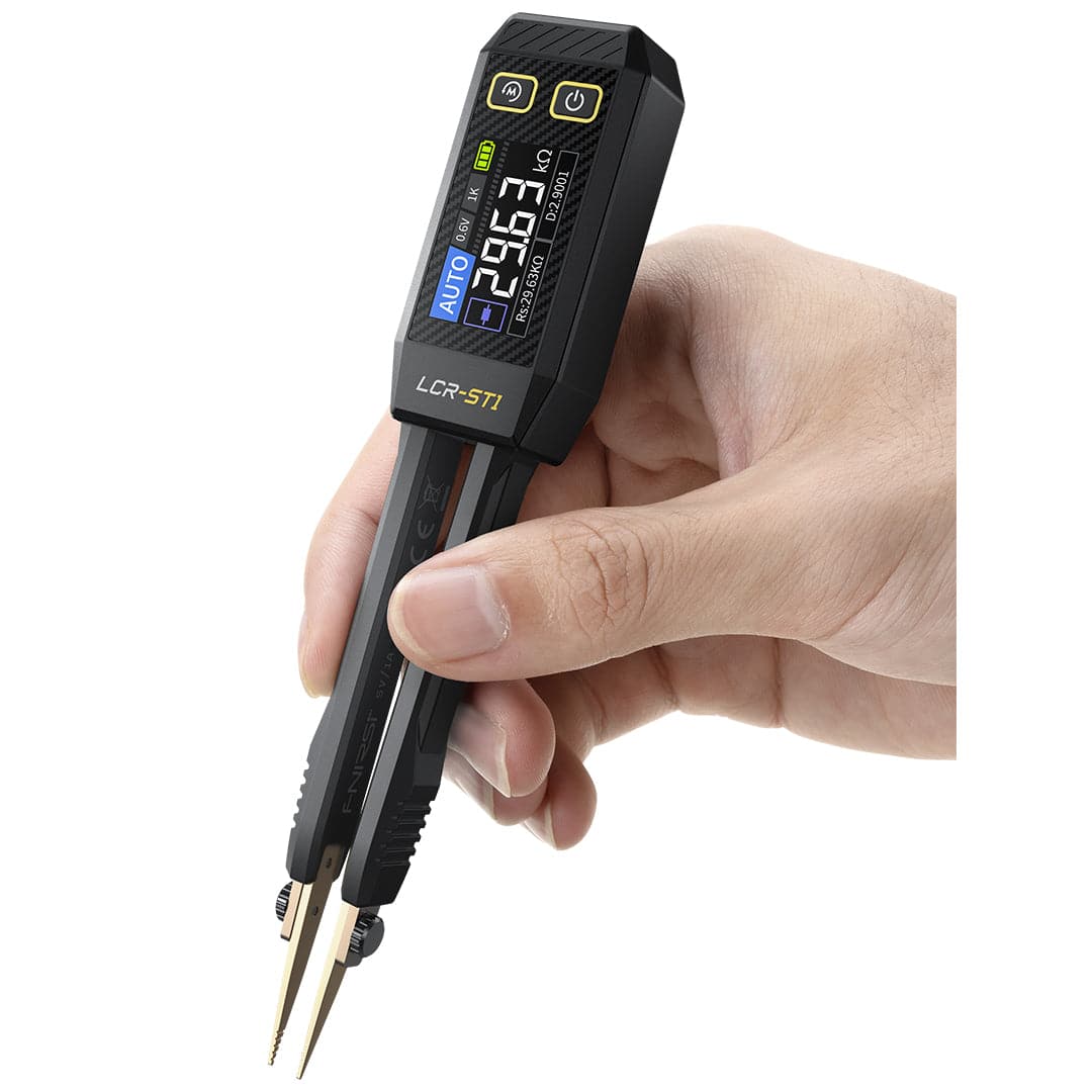 FNIRSI® LCR-ST1 Mini Smart Digital Tweezer LCR SMD ESR Tester - Image 8