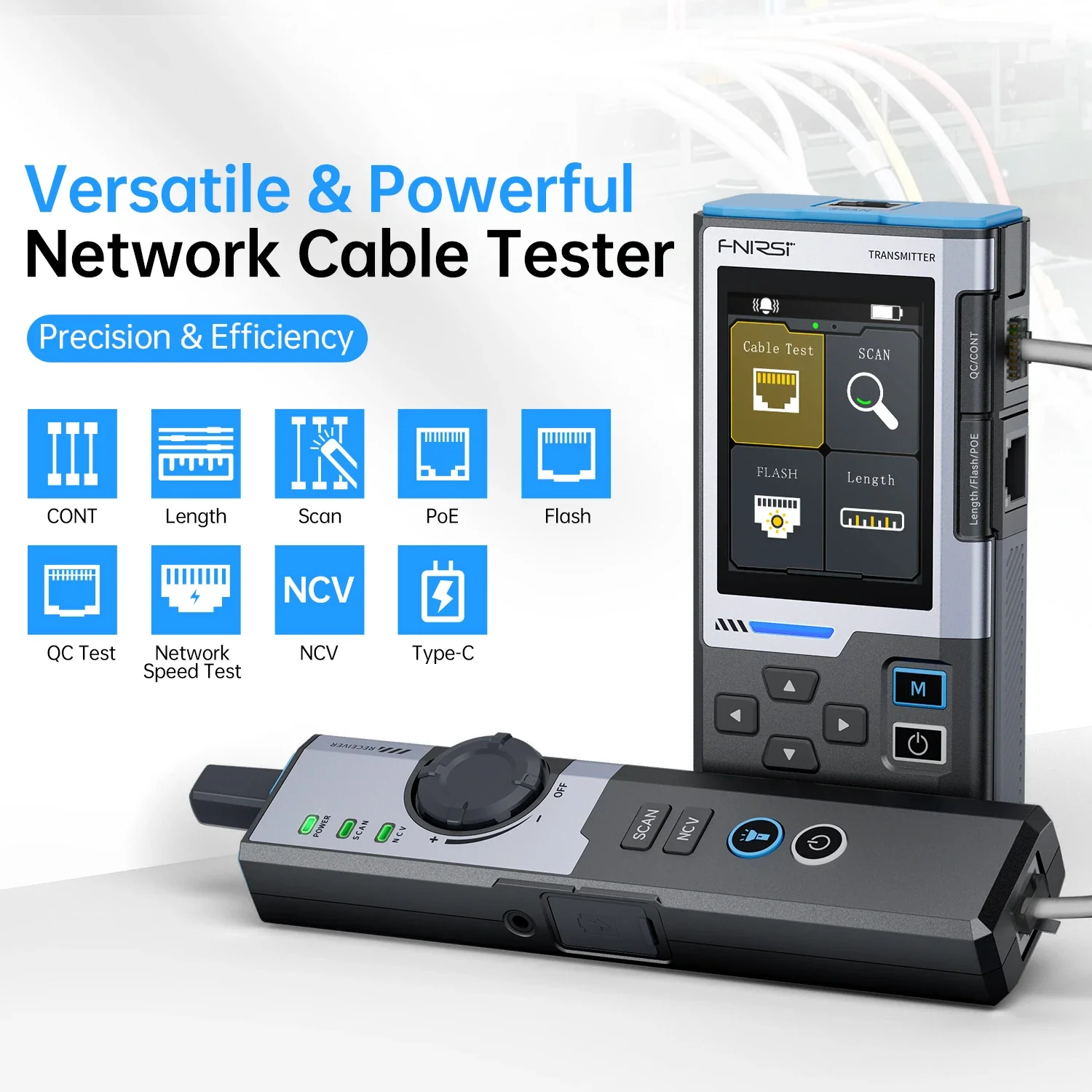 FNIRSI® LPM-10A Multifunctional Network Cable Tracker - Image 2