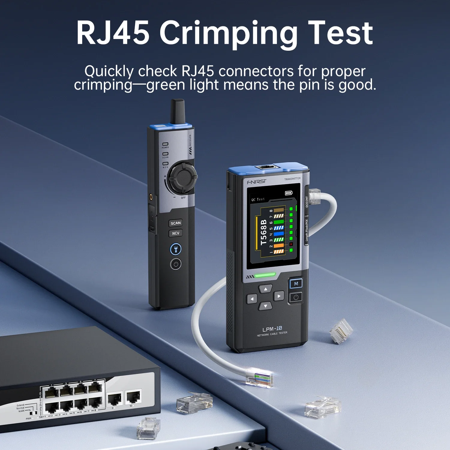 FNIRSI® LPM-10A Multifunctional Network Cable Tracker - Image 8