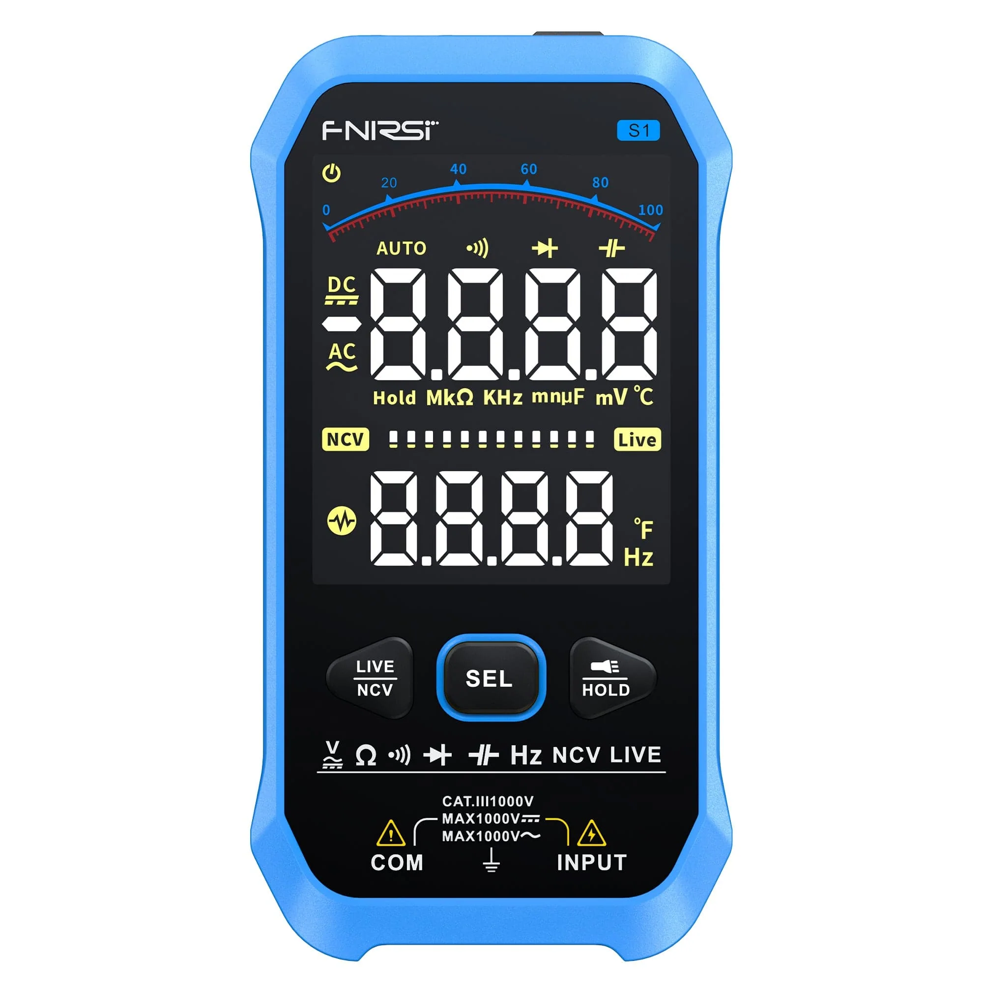FNIRSI® S1 Large Screen Digital Display Smart Multimeter - Image 2