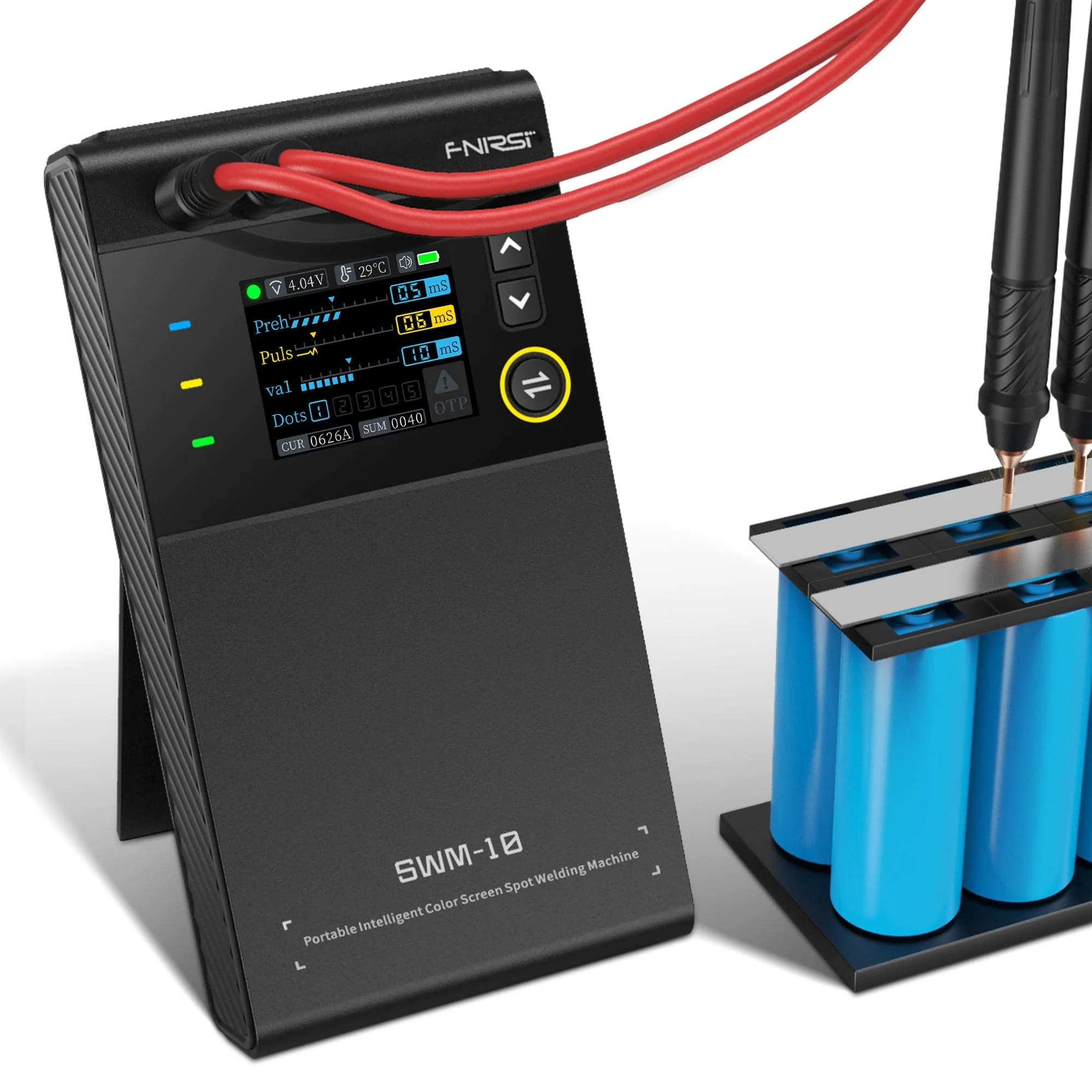 FNIRSI® SWM-10 Portable Intelligent Color Screen Spot Welding Machine - Image 10