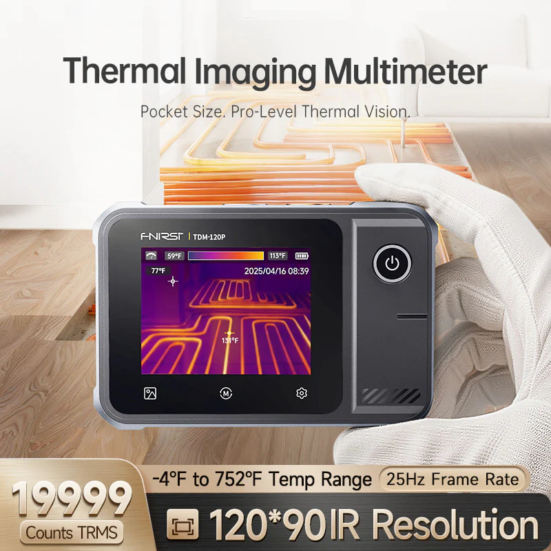 FNIRSI® TDM-120P / TDM-120 Thermal Imaging Multimeter - Image 2