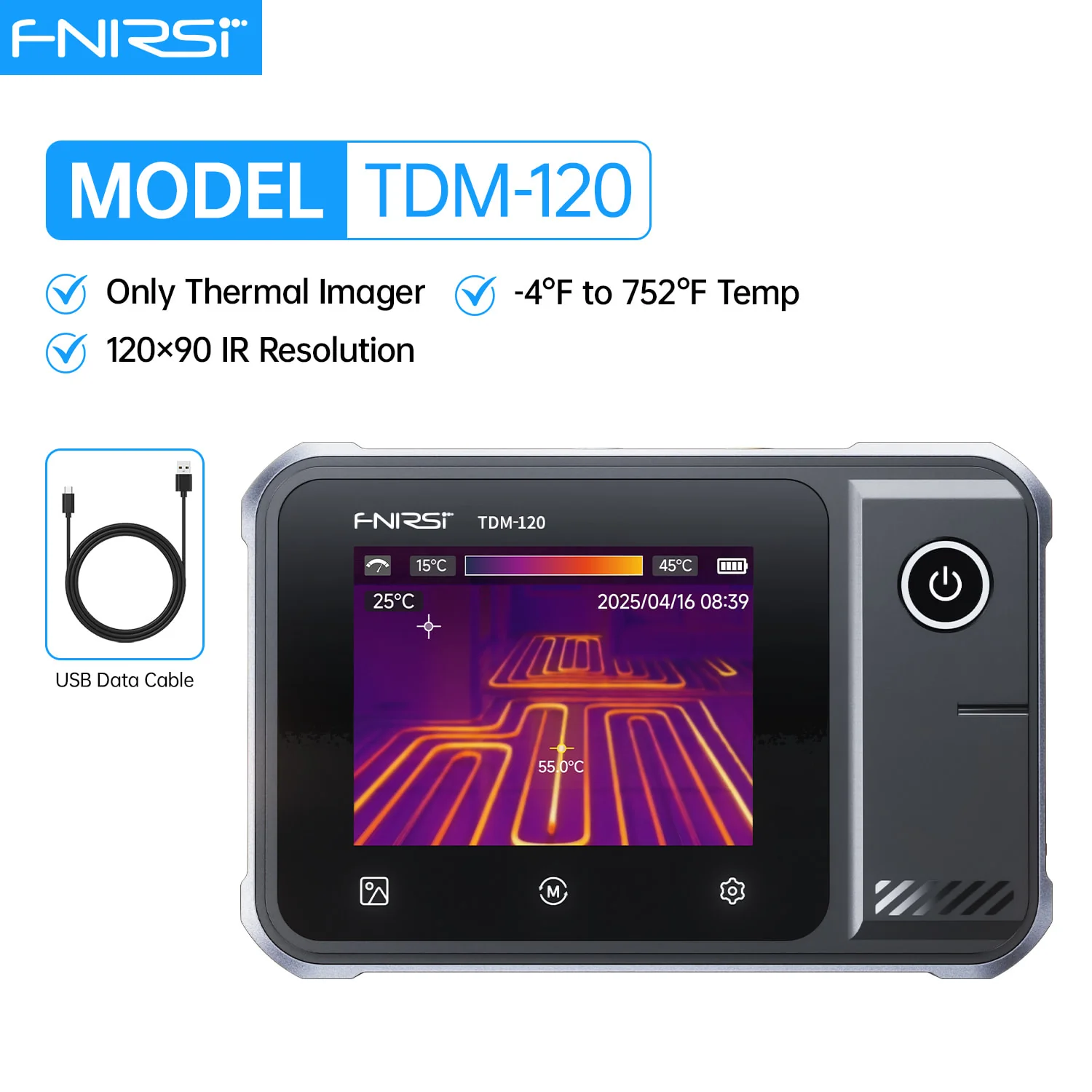 FNIRSI® TDM-120P / TDM-120 Thermal Imaging Multimeter - Image 8