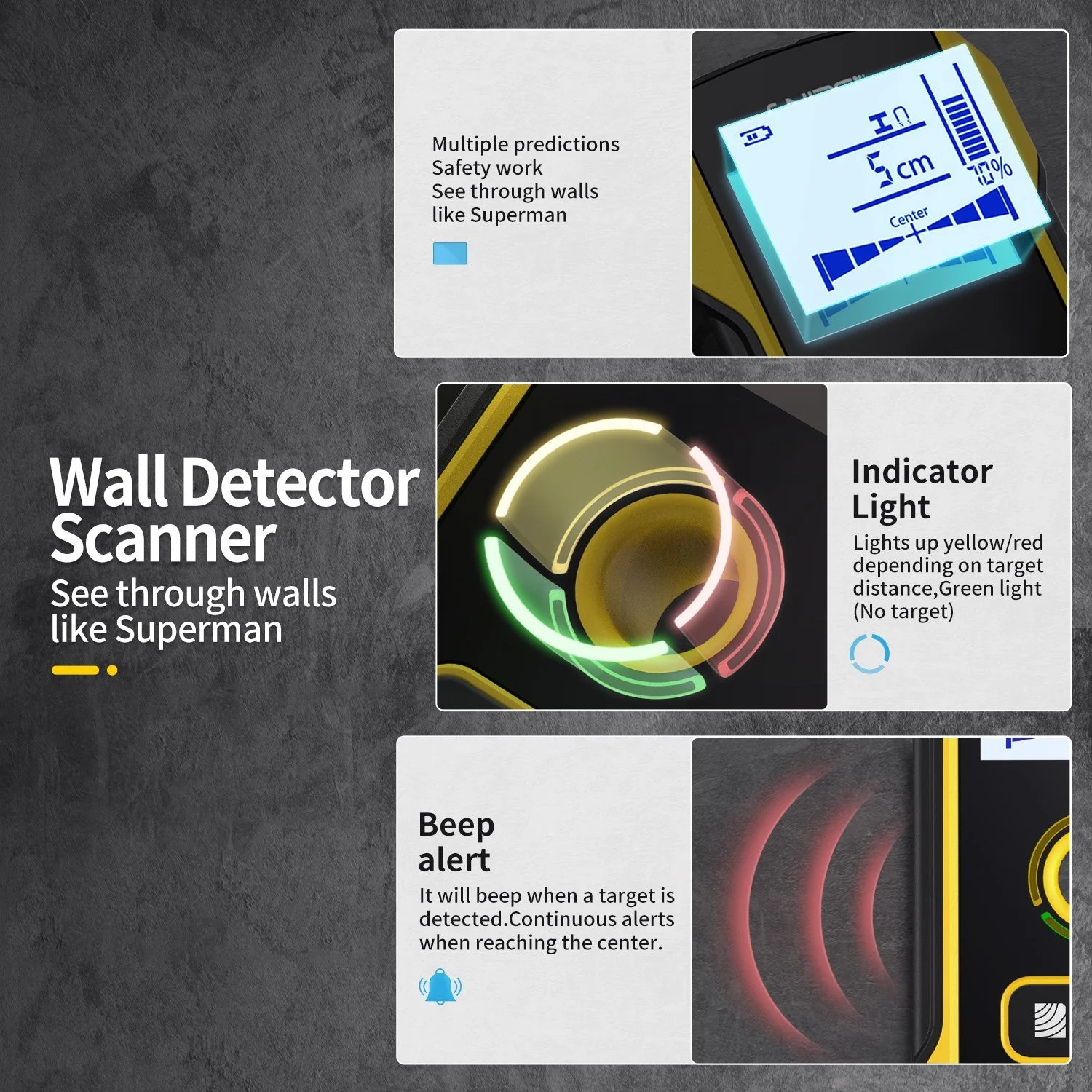 FNIRSI® WD-01 Wall Detector Scanner - Image 7