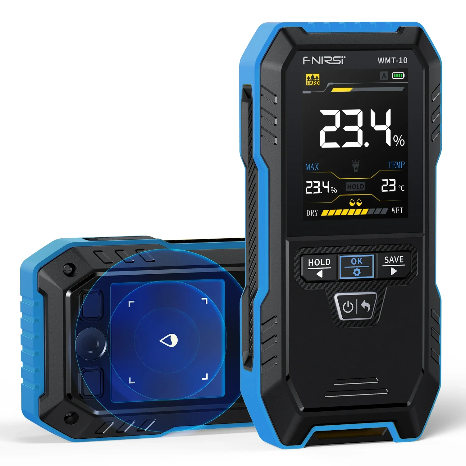 FNIRSI® WMT-10 Non-contact Inductive Wood & Wall Moisture Meter Hygrometer